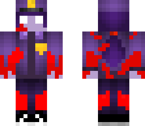 purple guy bloody
