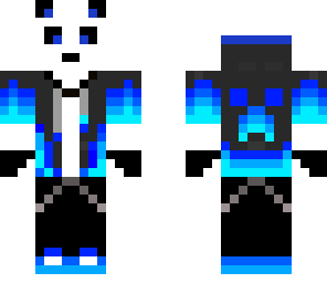 cool blue panda