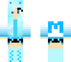 cute blue skin