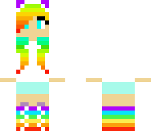 rainbow girl