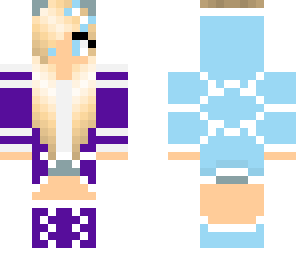 purple and blue