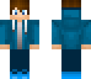 blue hoodie boy