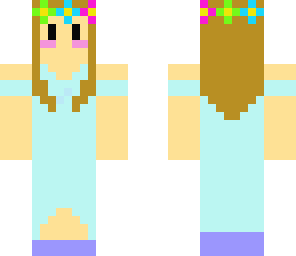 blue kawaii girl