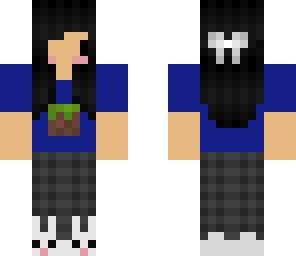 chibi minecraft gamer girl