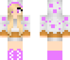 purple cake girl