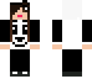 skin con sudadera de oso panda