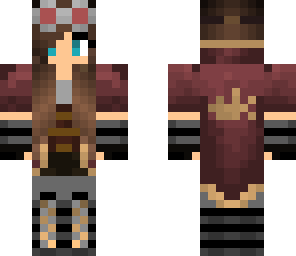 steampunk girl with blue eyes