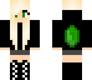 edit of emerald girl