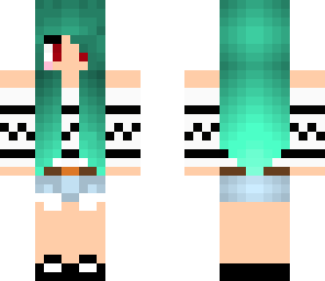 base my skin girl green