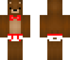 bear with underware poop