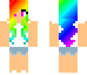 rainbow girl