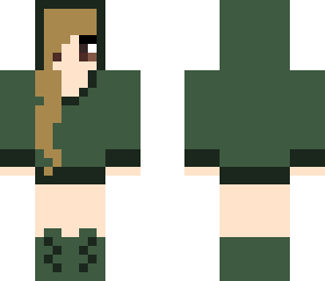green hoodie