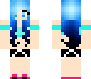 blue woman