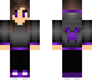 purple themed girl