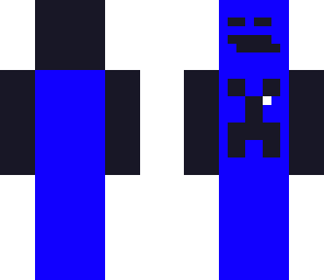 blue and black creeper guy