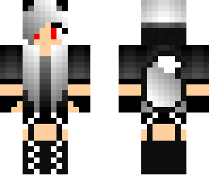 edited dark wolf girl