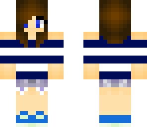 blue girl