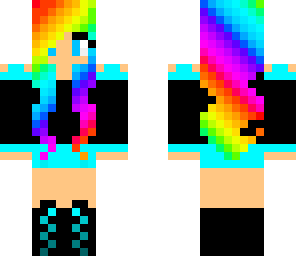 rainbow girl