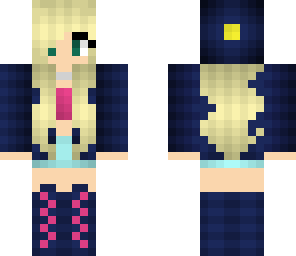 cute blue girl
