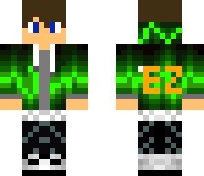 cool green man with ez