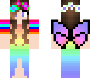 rainbow fairy girl