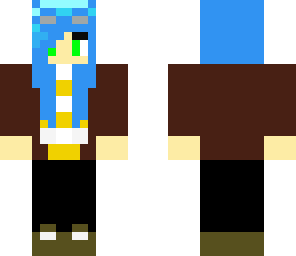 blue hair steampunk