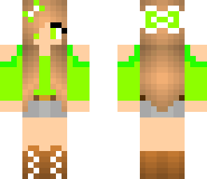 green sweet girl