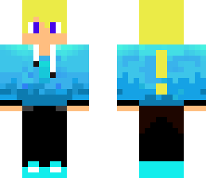 blue minecraft skin