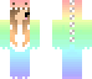 chibi rainbow dino girl number 2