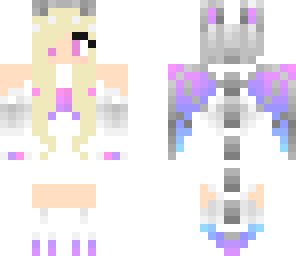 blond dragon girl edit