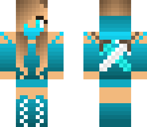 blue assassin girl