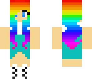 rainbow girl