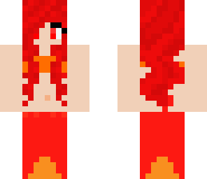 edited fire mermaid