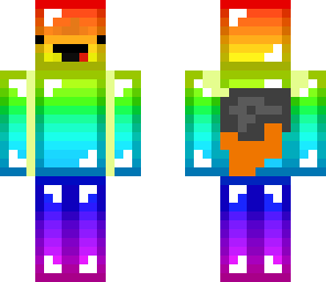 rainbow dude with jet pack