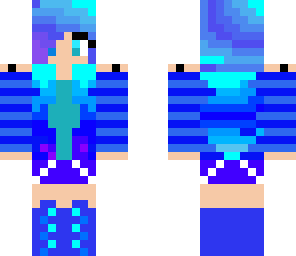 blue rainbow girl edited
