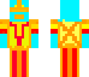 the turquoise person