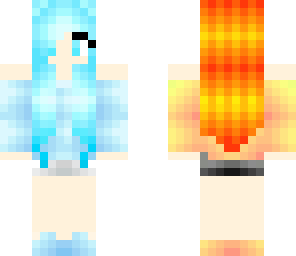 -edit- fire and ice girl