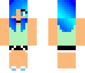 blue girl