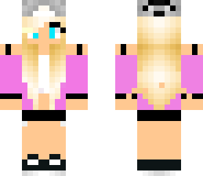 blonde skater pink