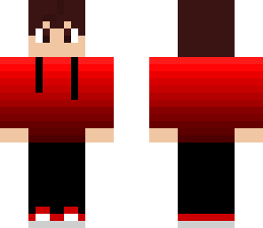 red hoodie