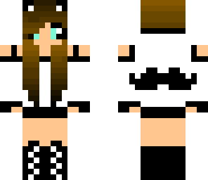 mustache hoodie girl