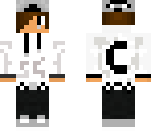 white hoodie kid