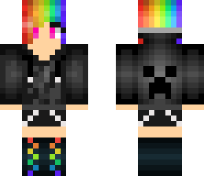 rainbow girl