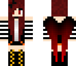 dark fire angel girl
