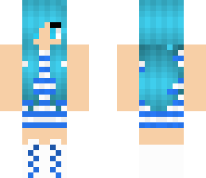 blue kawaii girl