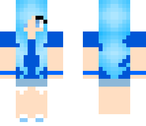 blue girl