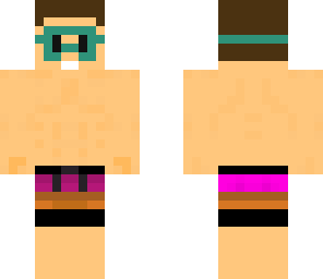 me in swimming form original skin