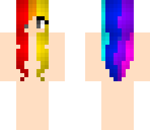 rainbow hair base