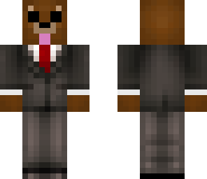 bear whith glasses and suit