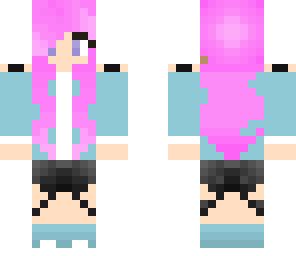 purple hair girl